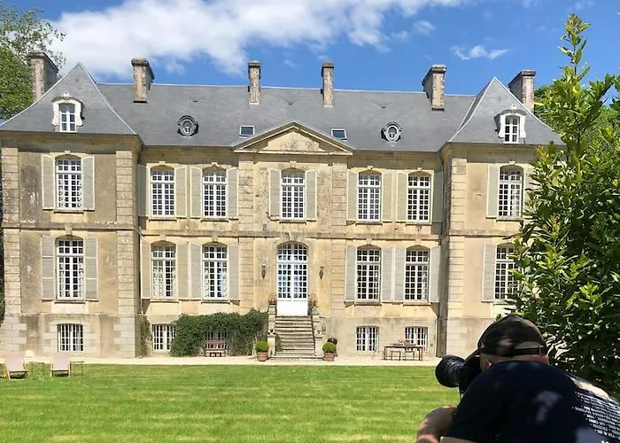 Villa Charming 18th Century Chateau, Near Bayeux In Calvados, Normandie *